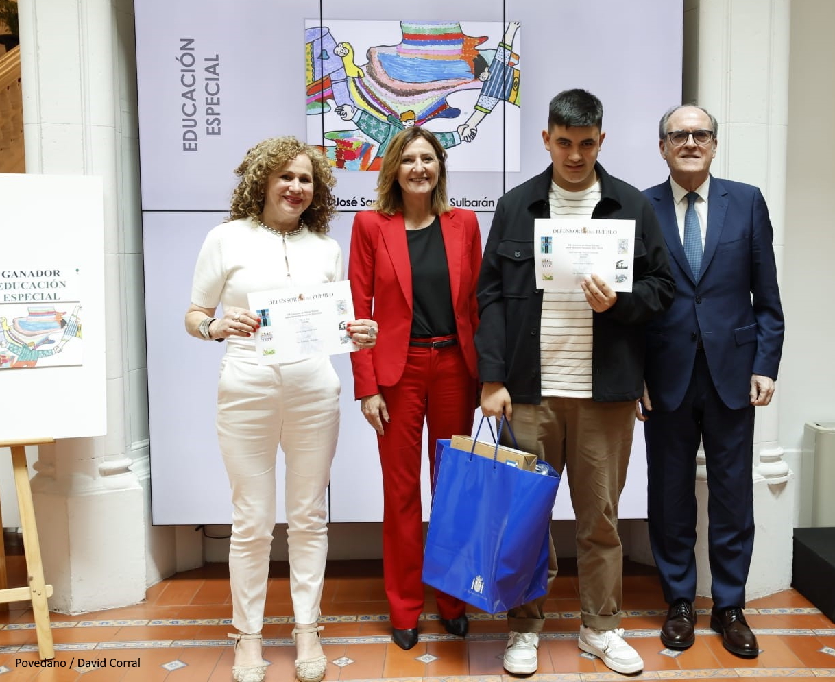 El Defensor del Pueblo, Ángel Gabilondo, interviene en la entrega de premios del Concurso de Dibujos de Derechos Humanos