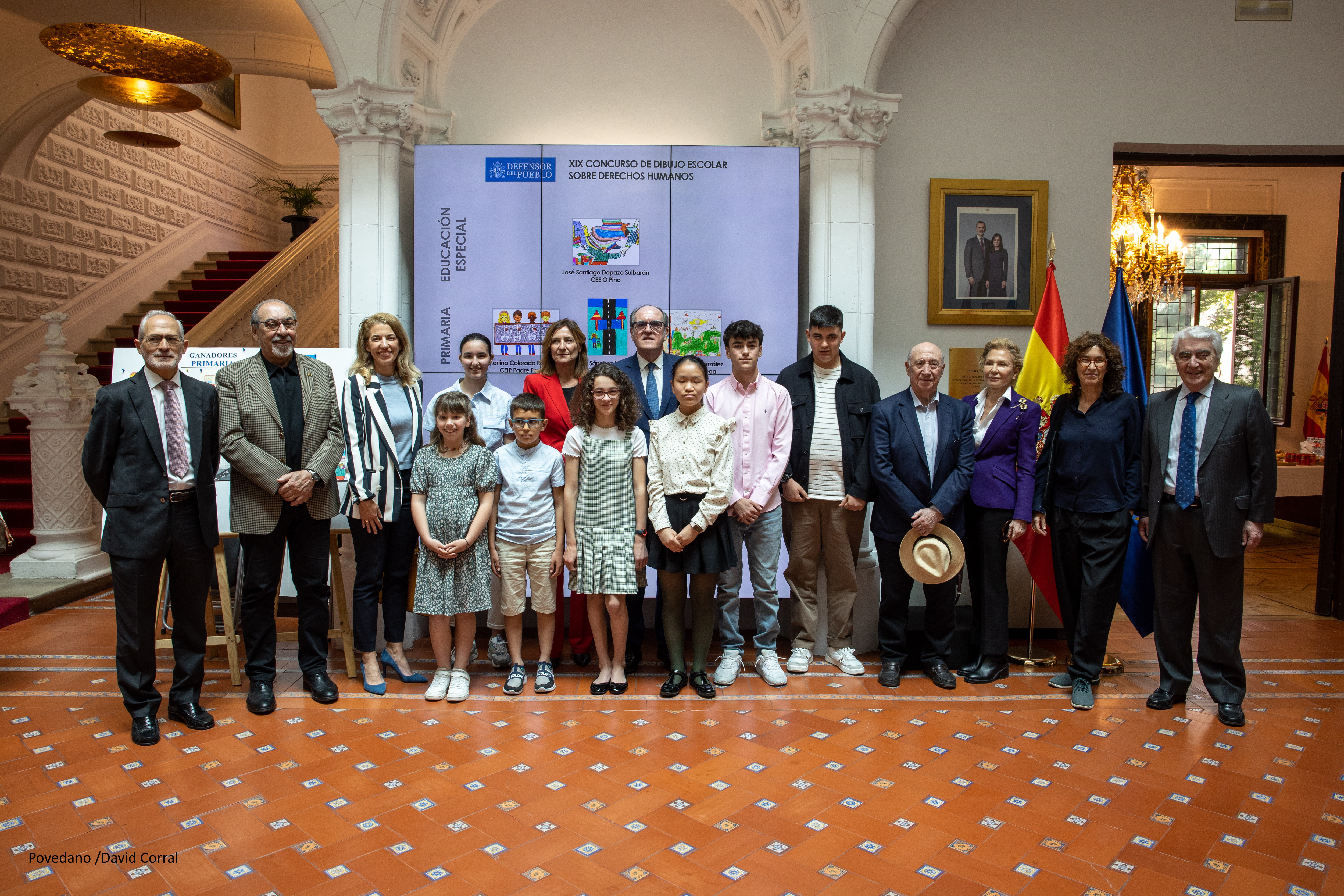 El Defensor del Pueblo, Ángel Gabilondo, interviene en la entrega de premios del Concurso de Dibujos de Derechos Humanos