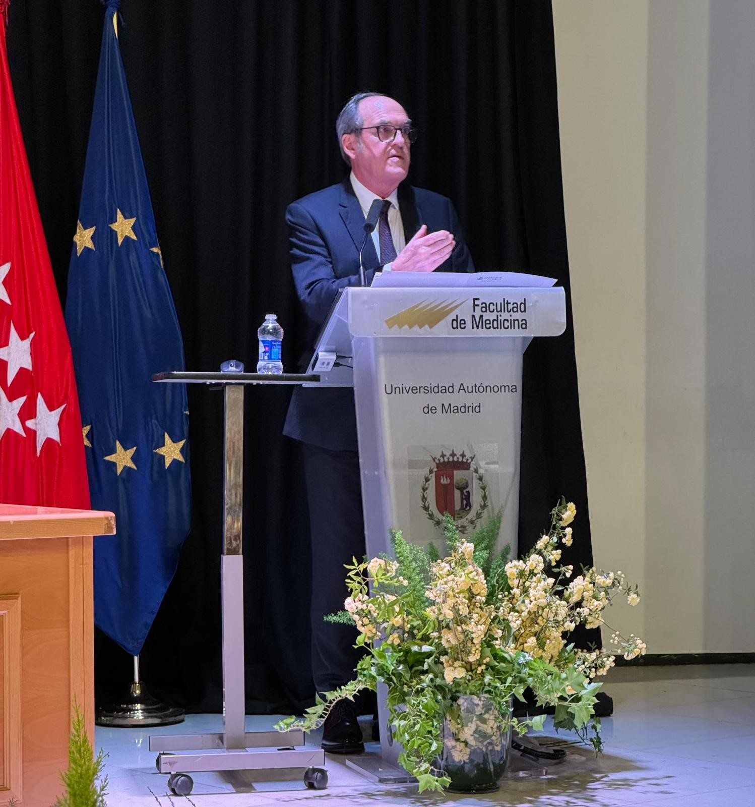 Intervención de Ángel Gabilondo en el XVIII Congreso Nacional de Historia de la Enfermería que se celebra en la Facultad de Medicina de la UAM