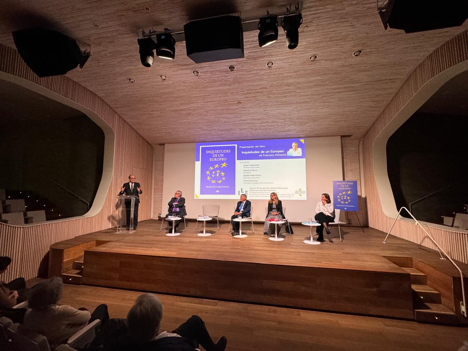 Ángel Gabilondo presenta el libro ‘Inquietudes de un europeo’, de Francisco Michavila