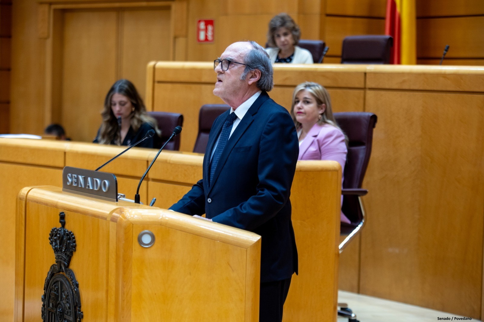El Defensor del Pueblo, Ángel Gabilondo, presenta en el Pleno del Senado los informes 2022 y 2023 de la institución