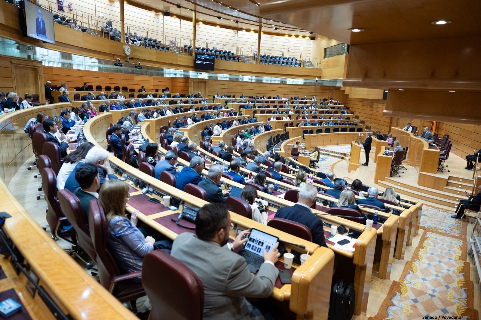 El Defensor del Pueblo, Ángel Gabilondo, presenta en el Pleno del Senado los informes 2022 y 2023 de la institución