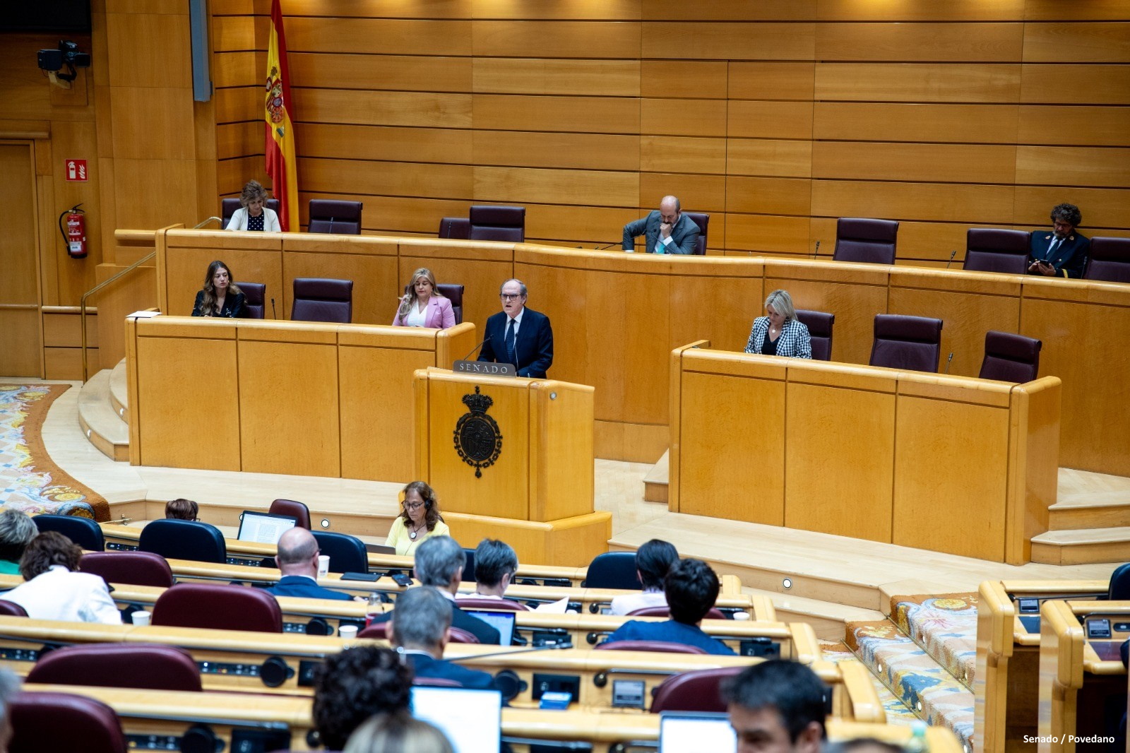 El Defensor del Pueblo, Ángel Gabilondo, presenta en el Pleno del Senado los informes 2022 y 2023 de la institución