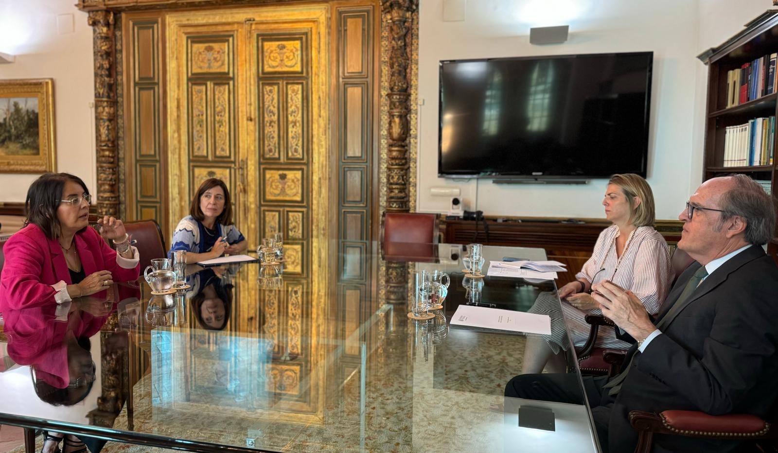 Reunión del Defensor del Pueblo y la Justicia de Aragón