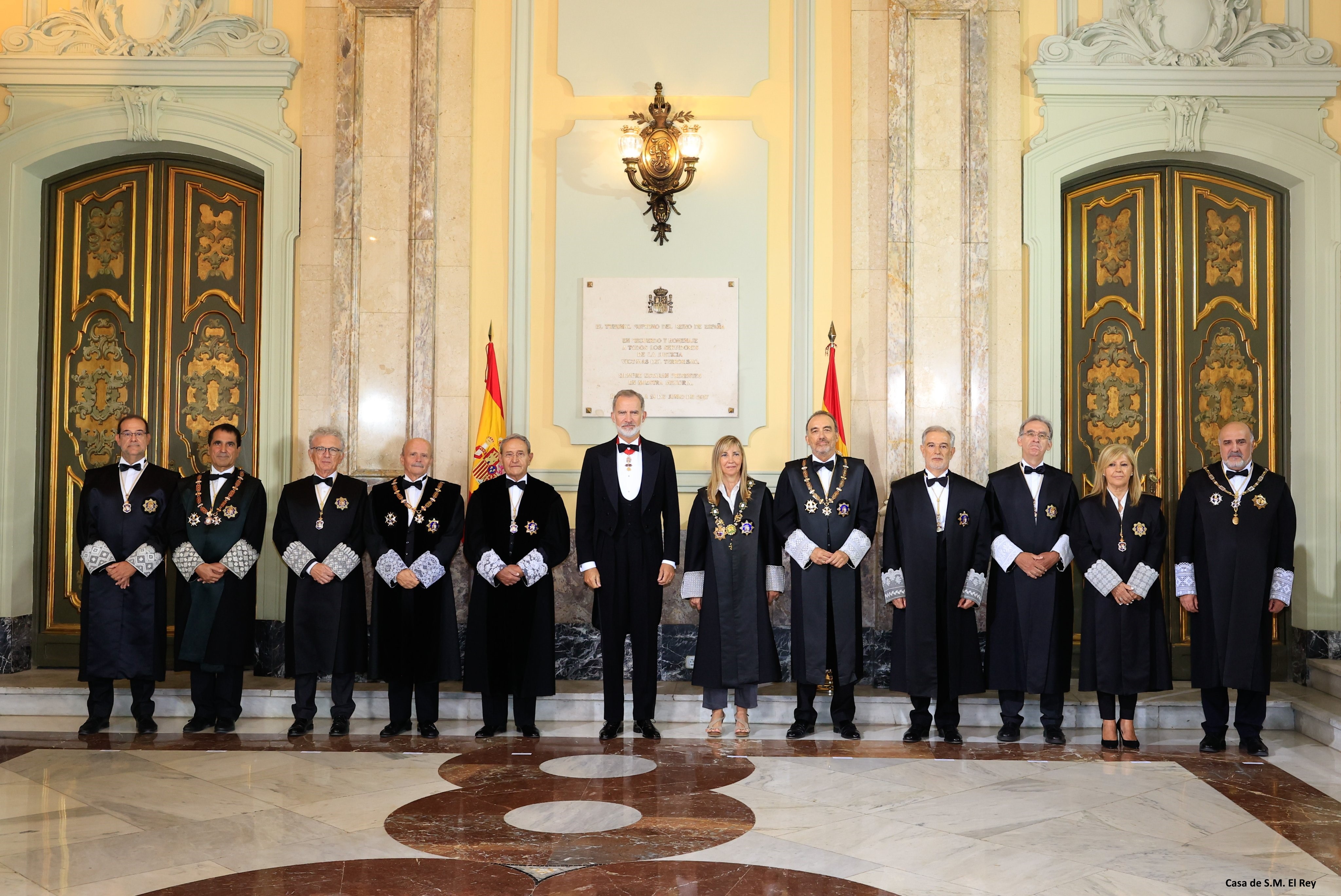 Foto de grupo durante el Acto de apertura del Año Judicial