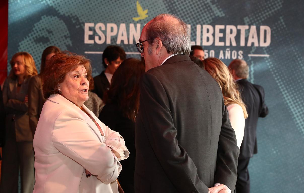 Ángel Gabilondo asiste al acto inaugural de la celebración de `España en libertad, 50 años´