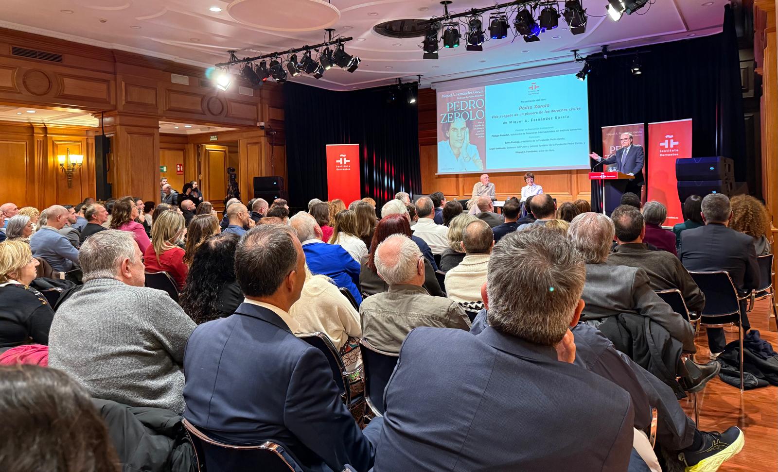 Intervención del Defensor del Pueblo en la presentación del libro sobre Pedro Zerolo