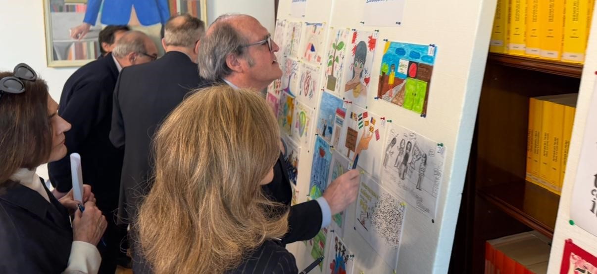 Reunión de la XX edición del jurado del Concurso escolar de Dibujos