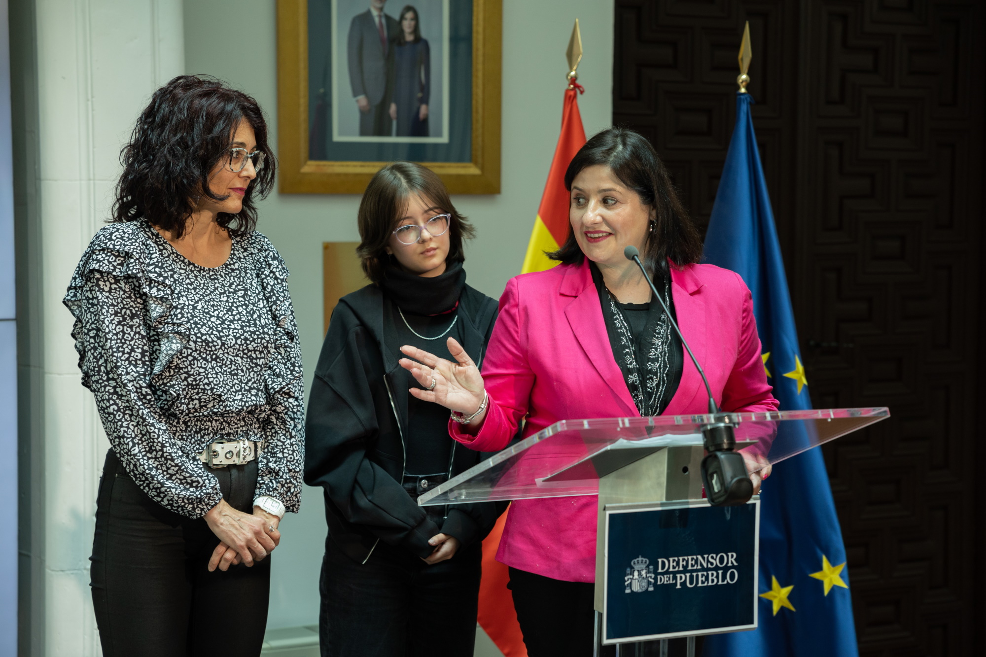 Intervención de una de las profesoras