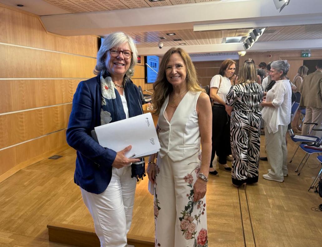Teresa Jiménez-Becerril, en la presentación de un informe multipaís sobre educación inclusiva