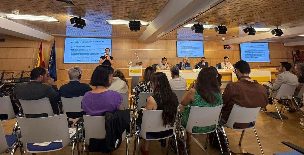 Teresa Jiménez-Becerril, en la presentación de un informe multipaís sobre educación inclusiva