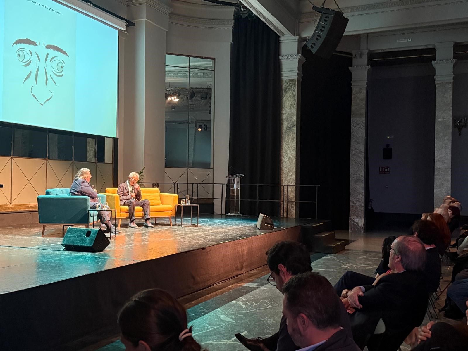 El Defensor del Pueblo, Ángel Gabilondo, asiste a la entrega de la Medalla del Círculo de Bellas Artes a El Roto
