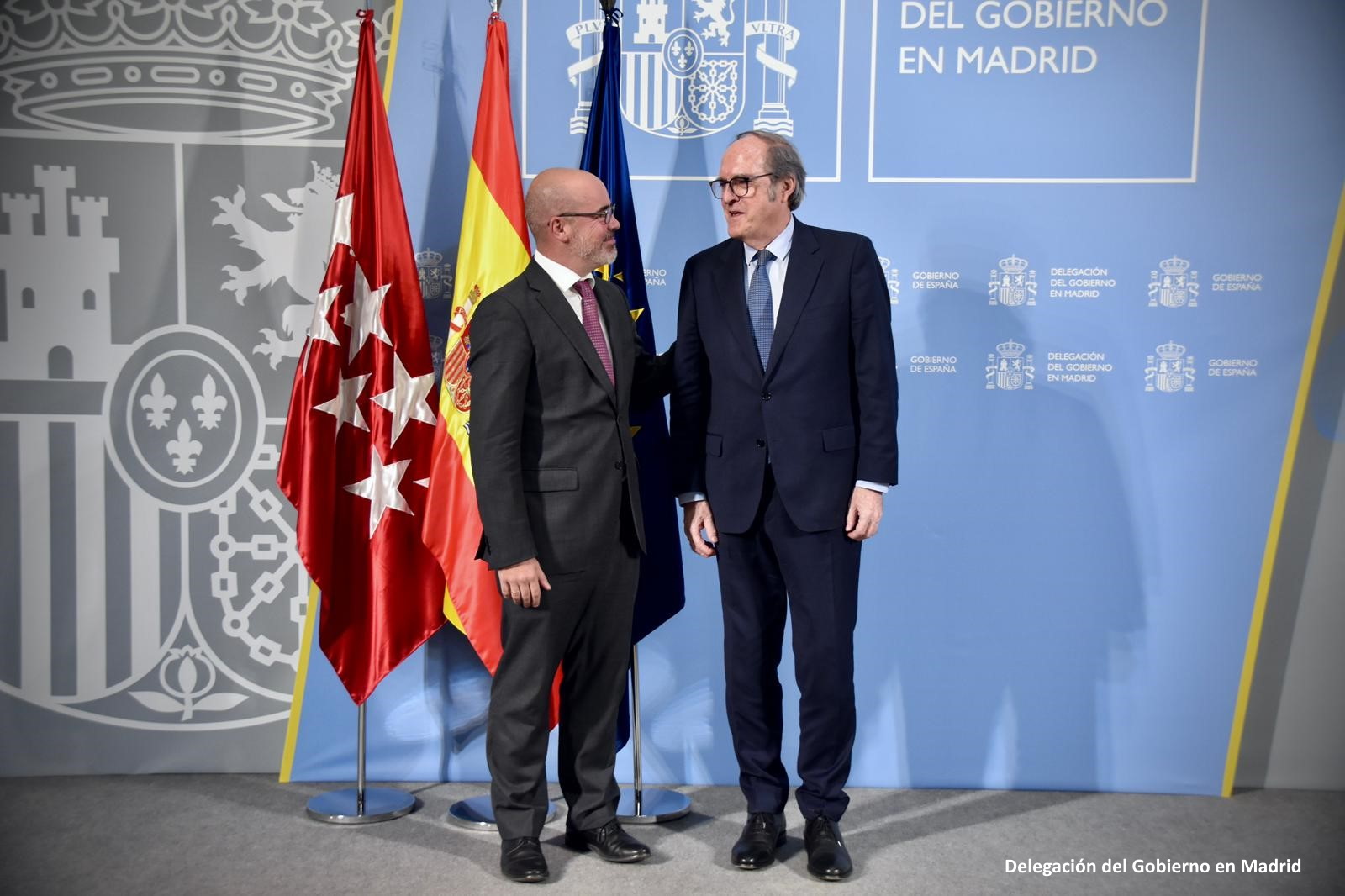 El Defensor del Pueblo y el delegado del Gobierno en Madrid
