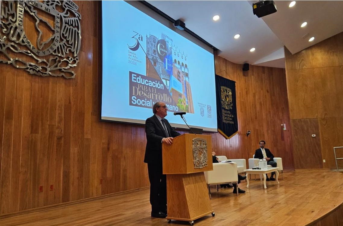 Ángel Gabilondo imparte varias conferencias sobre derechos humanos en universidades mexicanas