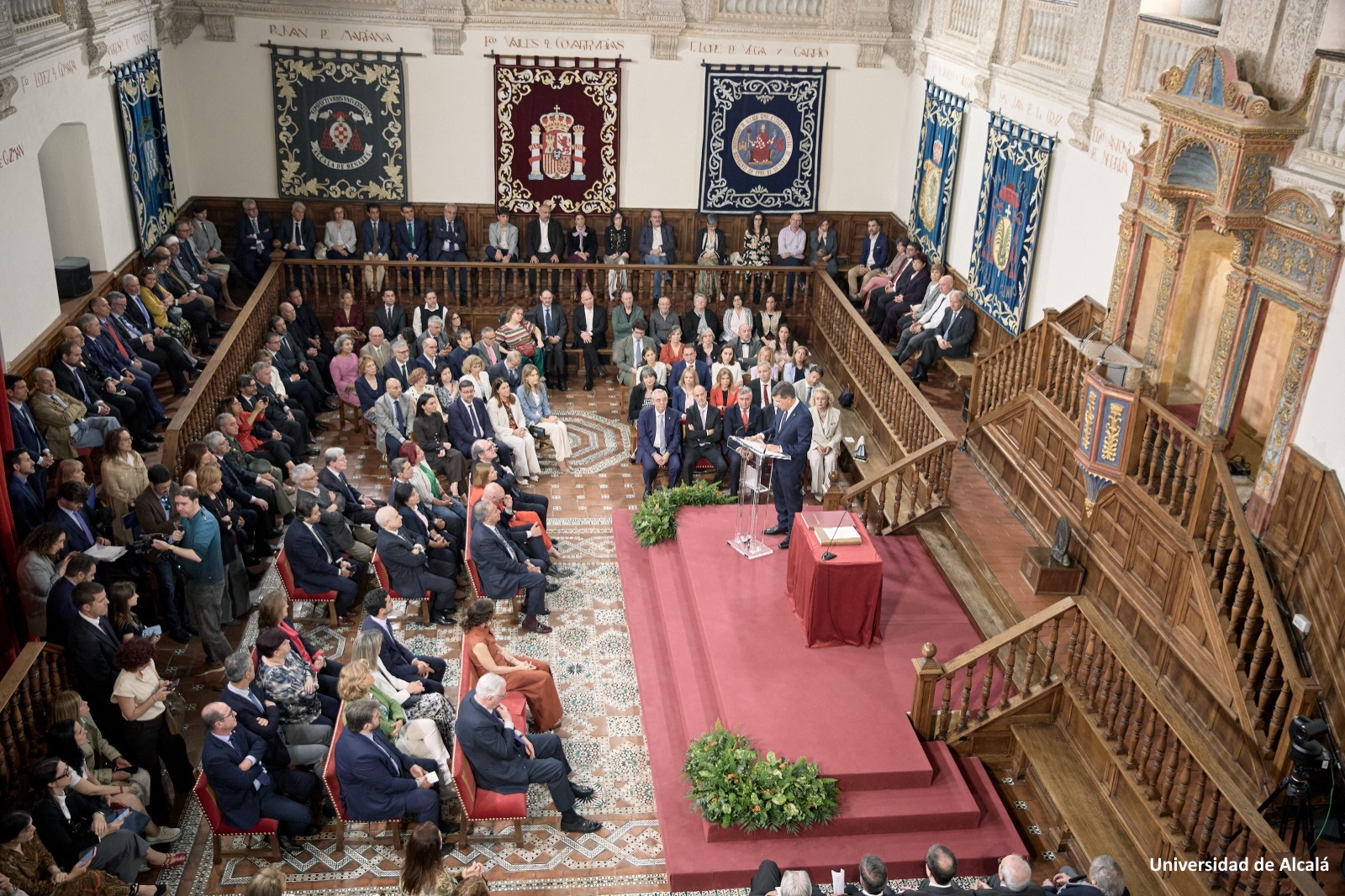 Acto de toma de posesión de Carmelo García como rector de la Universidad de Alcalá