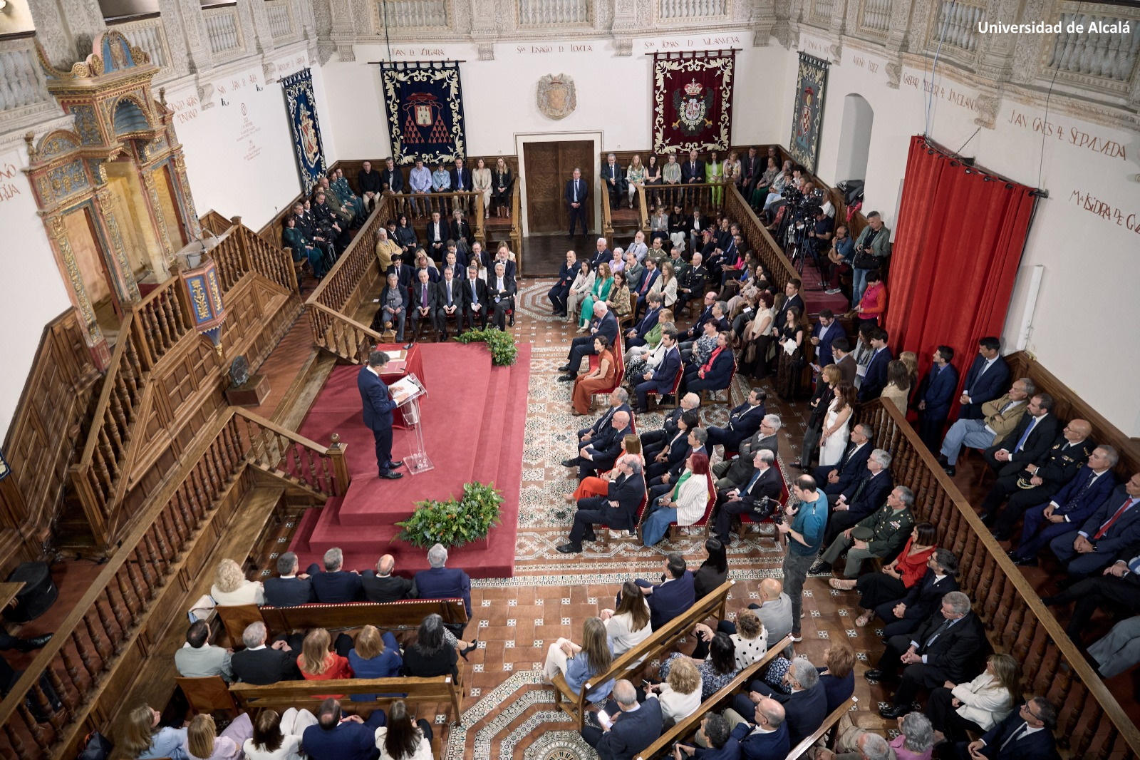 Acto de toma de posesión de Carmelo García como rector de la Universidad de Alcalá