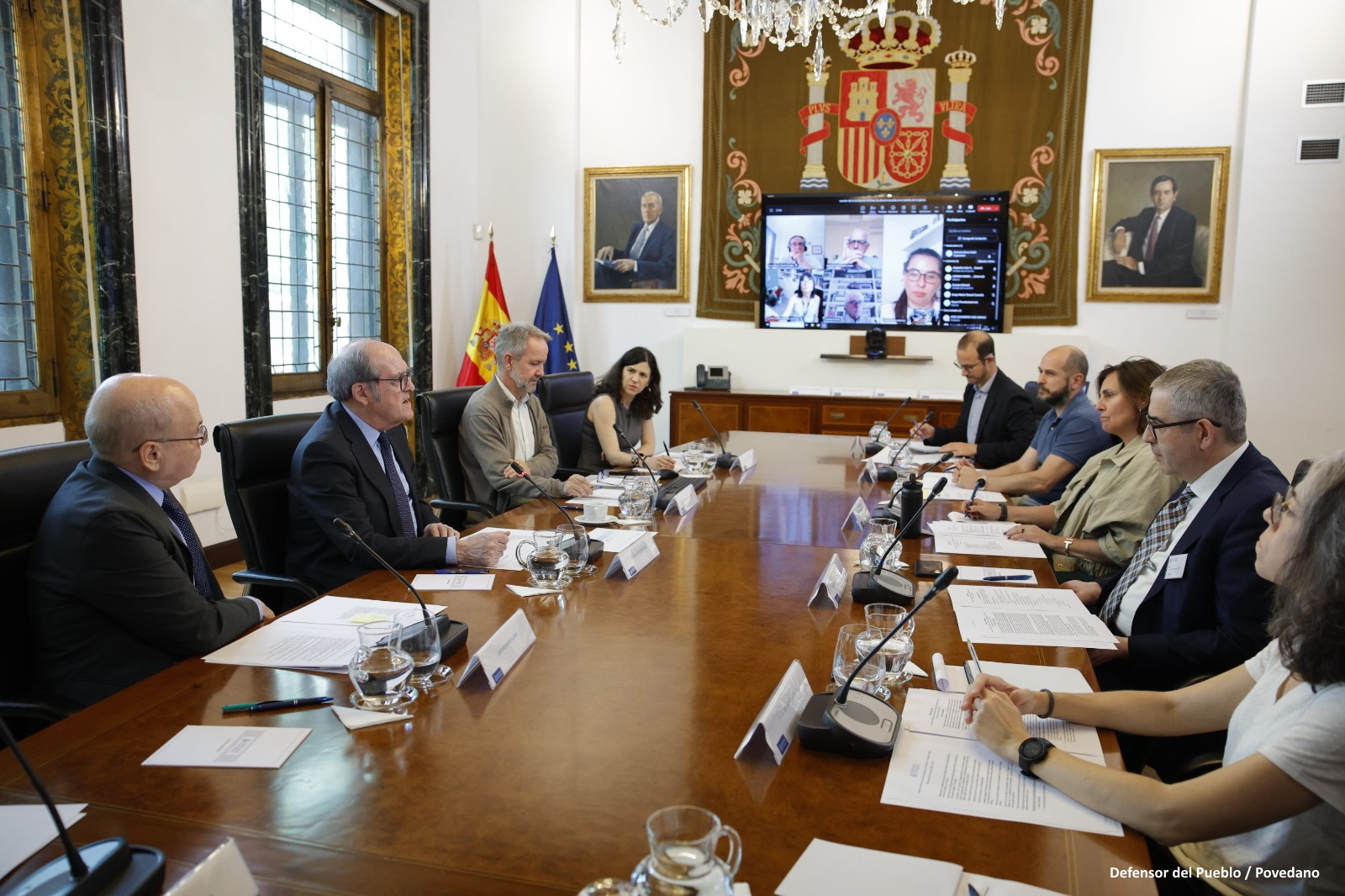 Reunión de la Unidad de Víctimas del Defensor del Pueblo