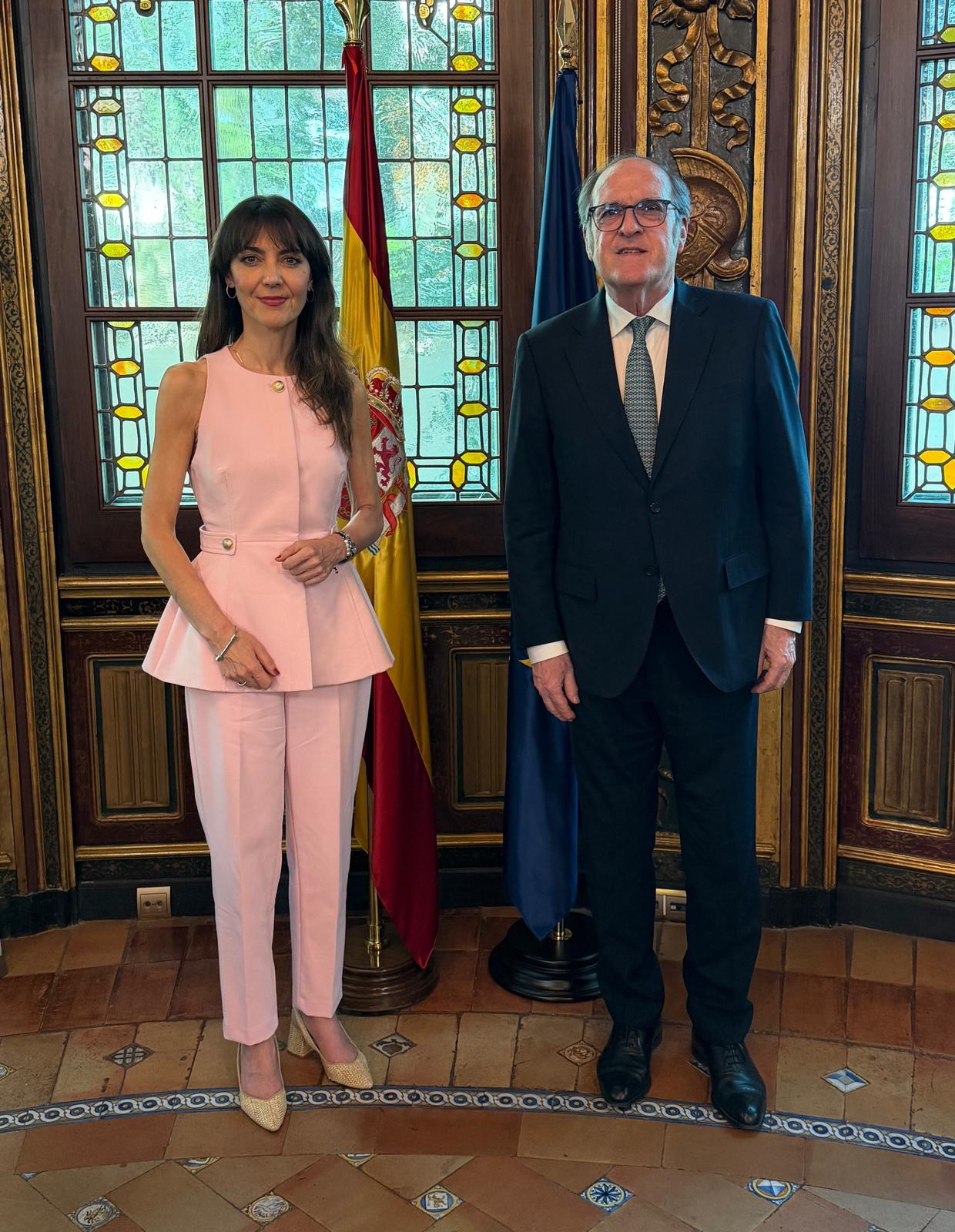 Ángel Gabilondo se reúne con la nueva presidenta del Consejo de Transparencia, Concepción Campos
