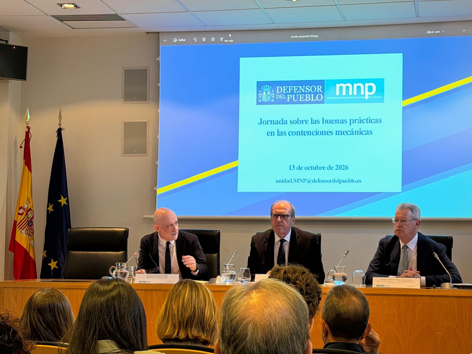 Jornada sobre el uso de contenciones mecánicas