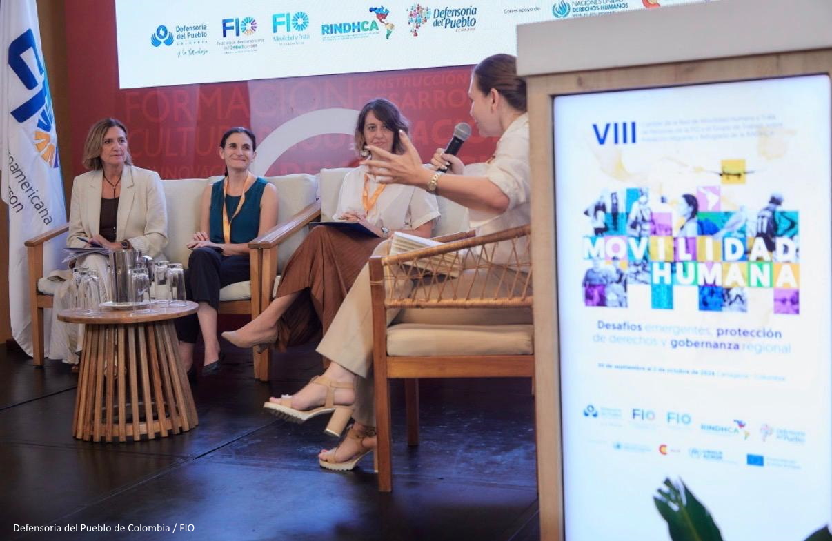 Patricia Bárcena participa en la VIII Cumbre Iberoamericana FIO–RINDHCA sobre movilidad humana